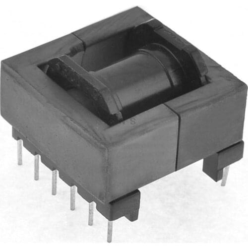 EE Transformer Ferrite Magnetic Core 12 Pins Plastic Bobbin