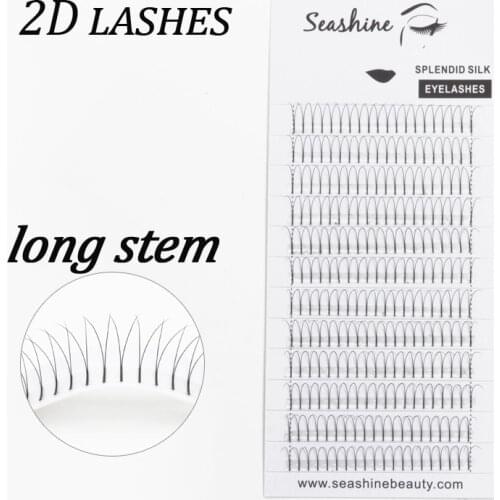 2D Volume Lashes Korean False lashes 0.15 8-14mm 2D False Eyelashes Extension Y Lashe Volume Fans Eyelashes Extension