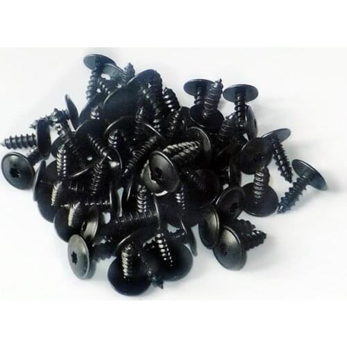 50 Pcs Car Splash Shield Door Clip Screw Nuts 5x16 For Tiguan Amarok Passat Eos CC Phaeton Beetle Jetta Golf Polo