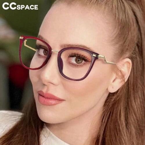 51099 Tr90 Anti Blue Light Glasses Frames Spring Leg Women Optical Fashion Computer Eyeglasses