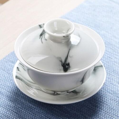 Cover Teacup Large Gaiwan Bubble Kung Fu Tea Cup Household Jingdezhen Hand Painted Gaiwan Tea Sets China Chinese Gaiwan Tea