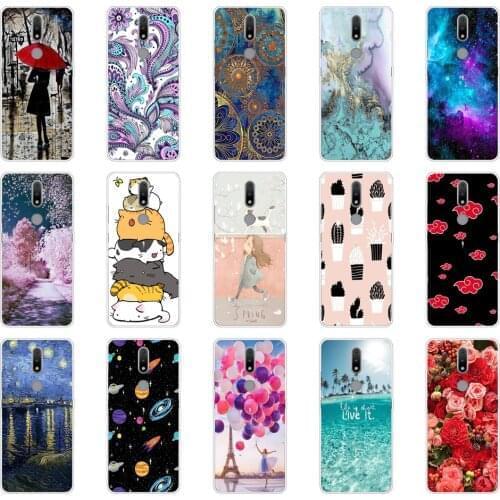 Case for Nokia 2.4 case cover soft tpu silicone phone housing shockproof Coque bumper cute dog cat 4