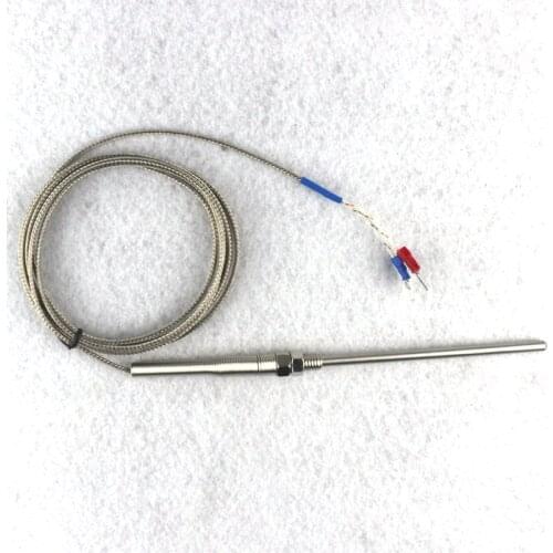 0-400 Degree K type Thermocouple probe 100mm Sensors 1.8m cable temperature probe sensor