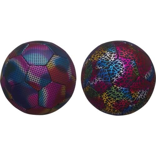 Soccer Ball Standard Size 5 / 4 Machine-Stitched Football Ball PU Material Sports League Match Training Balls Glow In Security