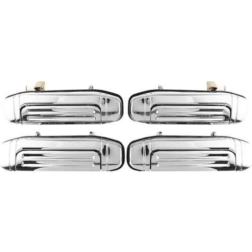 Top!-Car ABS Chrome Door Handles Replacement for Mitsubishi Montero Pajero V46 V31 V32 V33 1992-1997 MR156878 Car Accessories