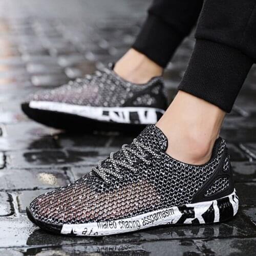 Men Casual Shoes Summer Soft Lazy Shoes Lightweight Mesh Men Sneakers Tenis Masculino Zapatillas Hombre