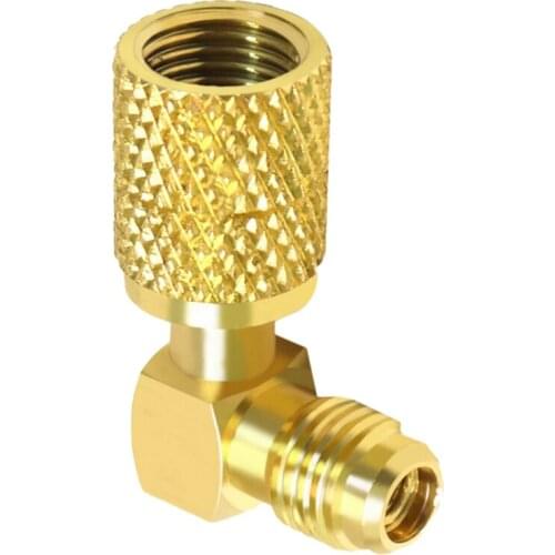 M1/4 Sae-F 5/16 Refrigeration Adapter Connector Adaptor for R410A Gauges Hose