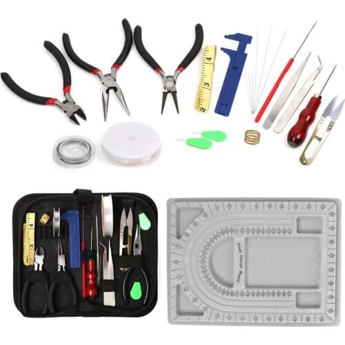 New Arrival Jewelry Making Tools Kit DIY Jewelry Tools Pliers Wire Cutter Pliers Set Jewelry Beading Making and Repair Tools Set