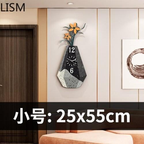 Nordic Living Room Fashion Light Luxury Wall Hanging Atmosphere Wall Clock Creative Personality Silent Modern Simplicity Horloge