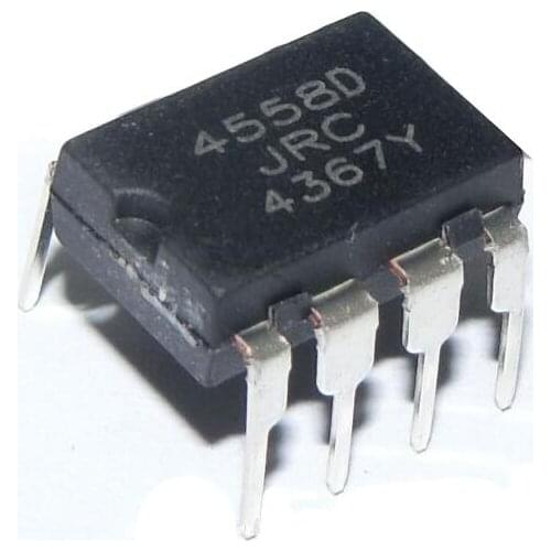 20PCS New JRC4558 4558 4558D DIP-8 Integrate IC Chip