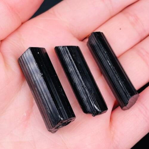 New!!! Natural Black Tourmaline Raw Gemstone Mineral Specimen Crystal Healing Advanced Collection Eliminate Magnetism
