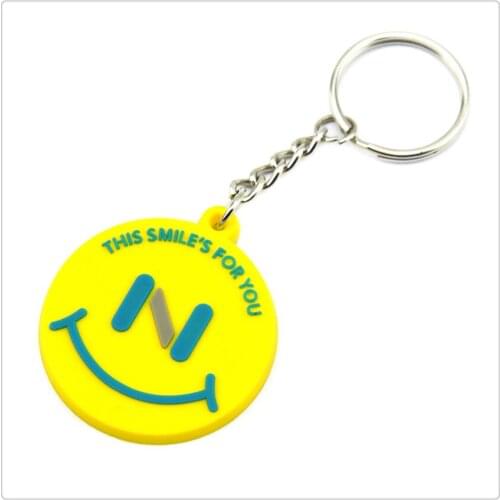 OneBandaHouse Custom 2D Soft PVC Keychain for Advertising Gift Key Ring