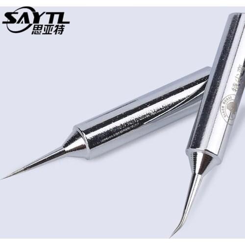 SAYTL Sharp Solder Iron Head Tips 900m-T Welding Tool Replacement Soldering Bit Welding Tool For DIY Rework Replacement for 936