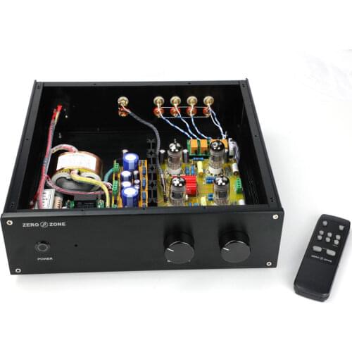 ZEROZONE Remote PRT05A 12AX7 Tube preamplifier base on conrad-johnson CL preamp L9-8