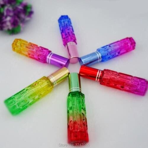 10ML 30pcs/lot Empty Glass Gradient Pefume Spray Bottle, Portable Top Grade Elegant Cosmetic Atomizer, Slim Perfume Package