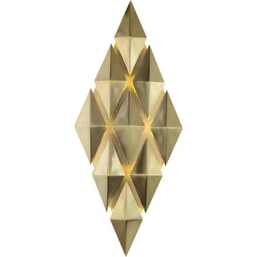 Luxury Living Room Bedroom Exhibition Hall Aisle Indoor Decor Wall Lamp Postmodern Nordic Bedside Led Wall Sconce Lighting