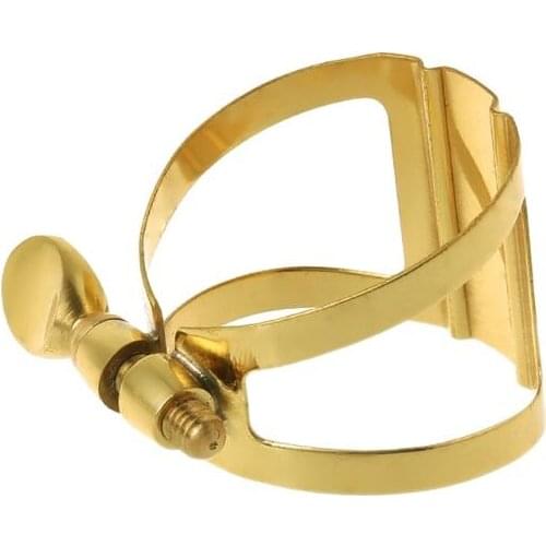 Soprano Alto Tenor Saxophone Clarinet In Bb Flexibility Gold Mouthpiece Ligature