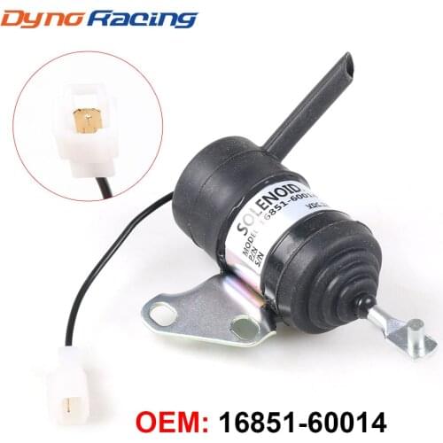 16851-60014 16851-60010 12V Stop Solenoid For Kubota RTV900R RTV900S RTV900T RTV900W Fuel shutdown Shut Off solenoid