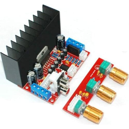 TDA7377 2.1ch amplifier Single power computer super bass 2.1 amplifier board 3 channel sound amplifier DIY suite