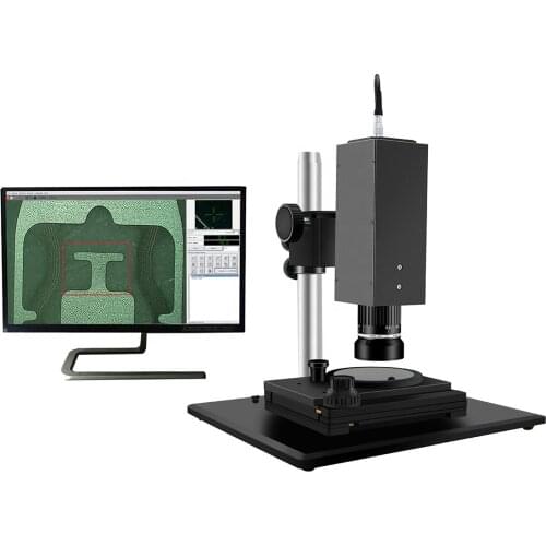 FM325MP 1080P 60fps smart measuring system industrial inspection lcd zoom video microscope