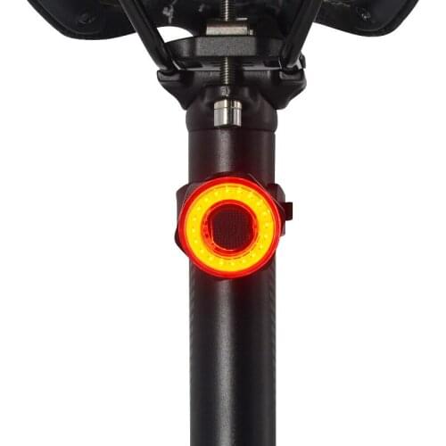 Smart induction brake taillights bicycle taillights usb charging road mountain bike night riding charging warning taillights