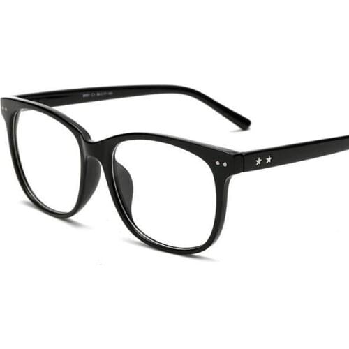 High Fashion Black Glasses Frame Clear Lens Eye Glasses Frames For Women Acetate Material Gafas Optical Frame Brand Eyewear