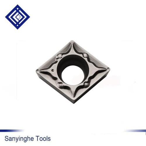 High quality sanyinghe 10pcs/lots CCMT060204-FG CT3000 cnc carbide turning inserts cnc blade lathe cutter tools for ceramic