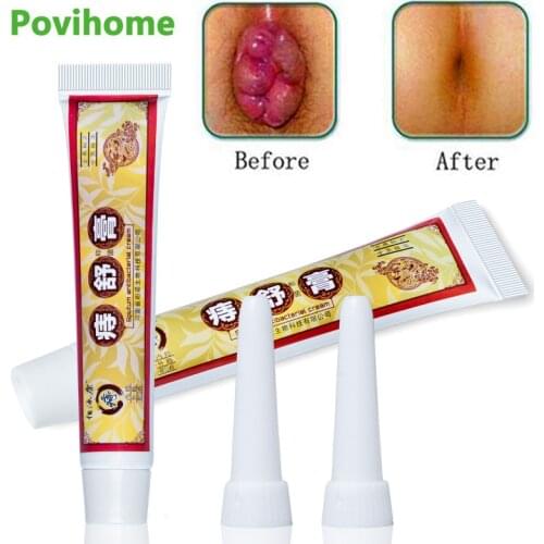 1/3/5 Pcs Hemorrhoids Ointment Crack Anal Internal & External Anal Fissure Painkiller Cream Balm Pain Relieving Medical Plaster