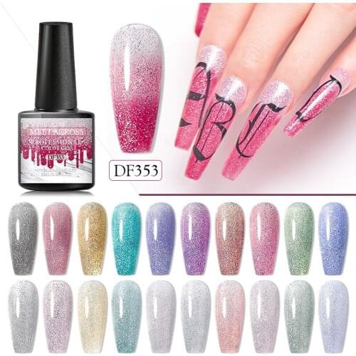 1PC 8ML UV Gel Nail Polish Thermal Nail Gel Polish Top Coat Soak Off Semi Permanent Temperature Color Changing Gel Varnis
