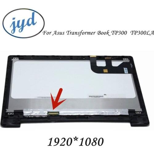 13.3'' HB133WX1-402 N133HSE-EA1 LCD Display Panel & Touch Screen Assembly With frame For Asus TP300 TP300L TP300LA TP300LD