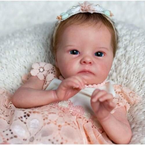 16 Inches Tink Blank Doll Kit DIY Bebe Reborn Baby Dolls Lifelike Vinyl Unpainted Unfinished Parts Toys Gift For Girls