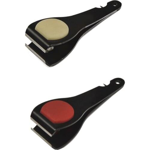 TOPIND 3 Pcs Fly Fishing Line Nail Nipper Clipper Hook Eye Cleaner Tool(Color Random)