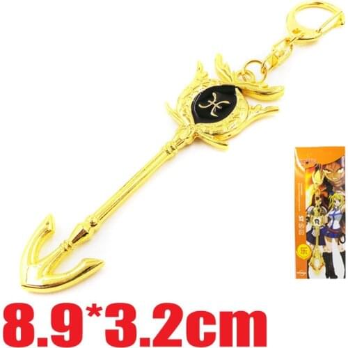 Fairy Tail Lucy Keychains Twelve Constellation Protoss Golden Keys Cosplay Gift Props ZODIAC Star Spirit Anime Decorations