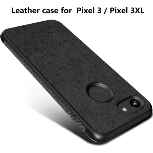 Italian Suede Like Fabrics Leather Back Cover for Google Pixel 3 XL Cases Luxury Phone Housing Shell Capa Case for Pixel 3A XL