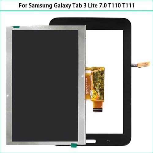 For Samsung Galaxy Tab 3 Lite 7.0 SM-T110 T110 T111 LCD Screen Display Touch Screen Panel Monitor Module Assembly Replace