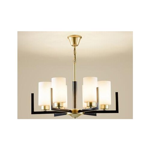 Chandelier Chinese style living room modern dining room bedroom atmospheric glass lamps American simple retro lighting