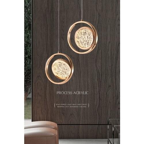 Living room small chandelier water pattern series creative designer postmodern bedroom Nordic style