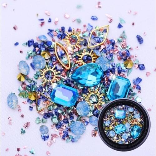 Small Shiny Broken Diamond Mixed Super Flash Crystal Sands Charm For UV Resin Epoxy Mold Decoration Fillings Art Crafts