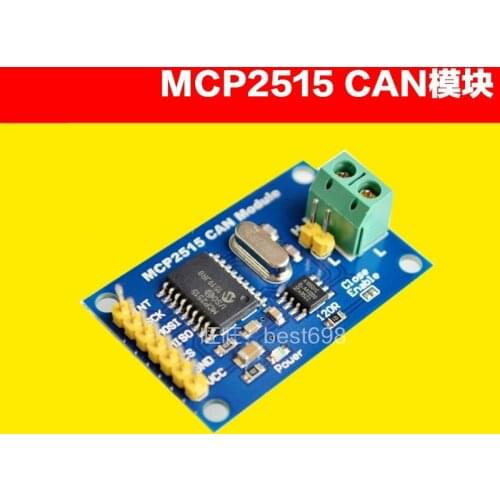 MCP2515 CAN bus module TJA1050 receiver SPI protocol