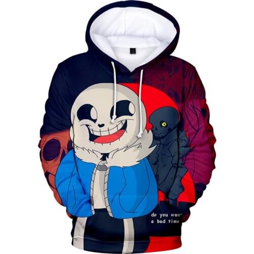 New Hot game Undertale 3D Hoodies Men Women Casual Hoodie XXS-4XL Clothes 3D Printed Undertale Autumn boys girls casual pullover