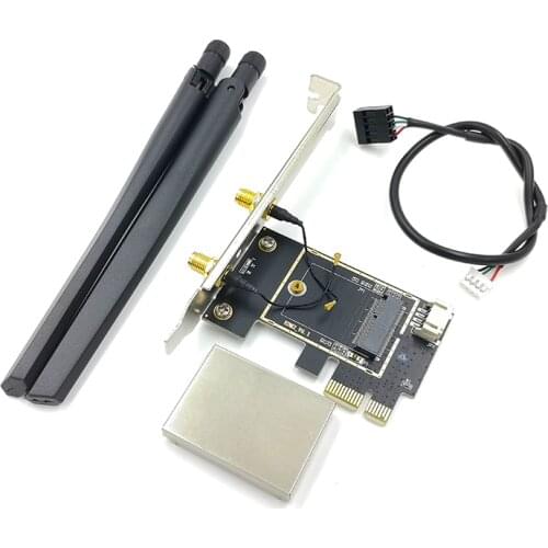 PCIE WiFi Card Adapter Bluetooth Dual Band Wireless Network Card Repetidor Adaptador for PC Desktop for AX200 9260AC