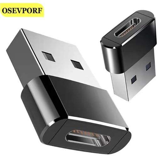 USB to Type C OTG Adapter Fast USB C to Type C Female Converter for Macbook Pro Xiaomi mi 10 Mini USB Adapter Type-C Connector