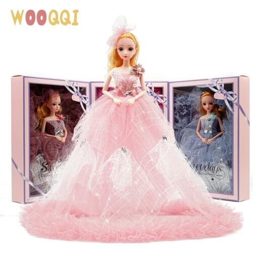 40cm Movable BJD Dolls with Dress Cloth Wedding Doll Girl Toy