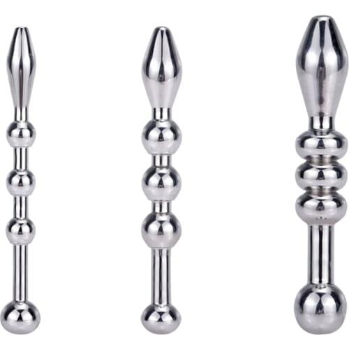 Male Masturbation Stainless Steel Penis Urethral Dilators Urethral Sounds Penis Plug Metal Dilator
