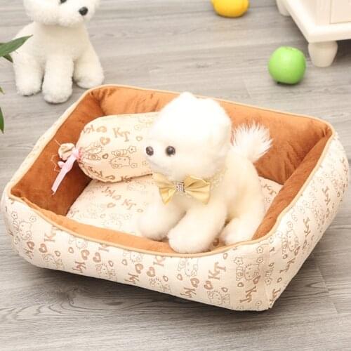 Removable Cat Bed House Kennel Pet Nest Cat Rug Dog Beds Dog House Sofa Pet Products Cat House Pet Beds for Dogs Cats Bed