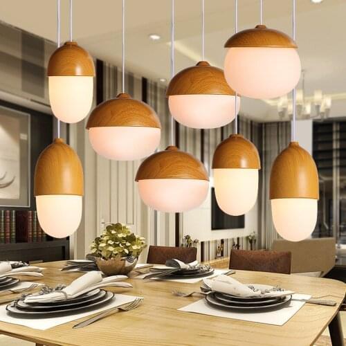 Glass Pendant Lights LED Restaurant Creative Personality Bar Table Lamp Nordic Modern Minimalist Art Cafe Aisle Lamps