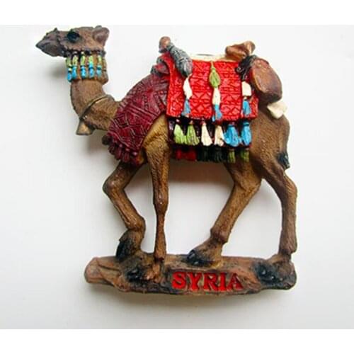 High Quality Handmade 3D Syrian Camel Fridge Magnet Travel Souvenirs Creative Refrigerator Magnetic Stickers Home Decoration