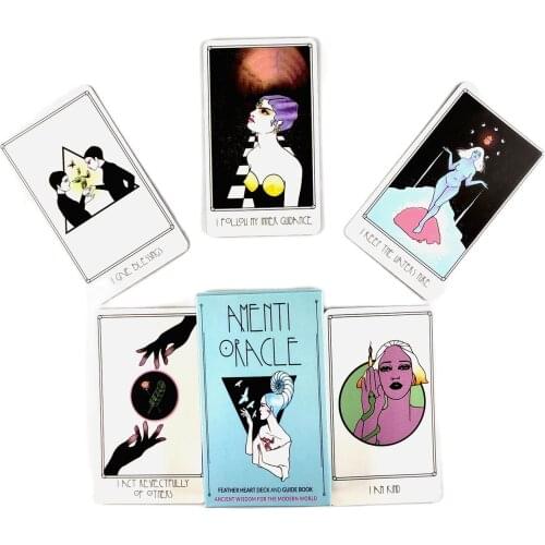 High Quality Amenti Oracle Tarot Cards Fortune Guidance Telling Divination Deck Board Game With PDF Guidebook For Friend Game