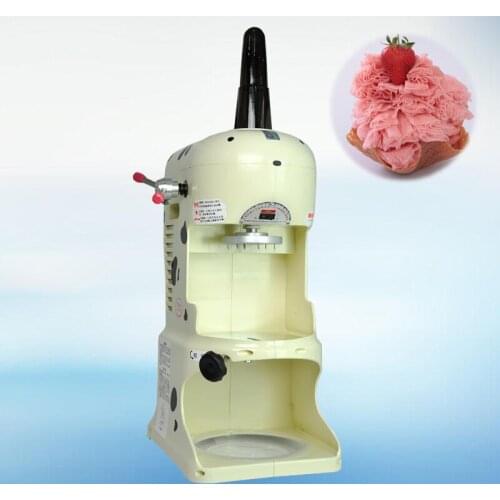 High Quality Ice Block Shaving Machine Shaved Continuous Ice Machine Snow Cone Maker Ice Crusher Machine