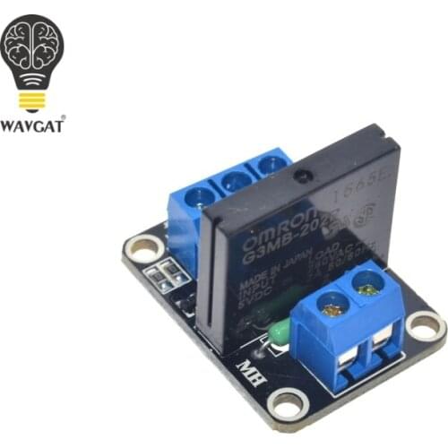 WAVGAT Free shipping 5V 1 Channel OMRON SSR High Level Solid State Relay Module 250V 2A For Arduino.We are the manufacturer